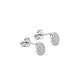 Aros de Plata Esterlina 925 Sello Circon Oval - Miniatura 2