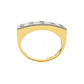 Anillo Oro Amarillo 18kt Modelo Prinsa 7 Diamantes 2pts 8 Zafiros 2pts - Miniatura 3