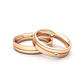 Par Argollas Matrimonio de Oro Miel 18kt Mia 4,0mm Diamante 3Pts - Miniatura 2