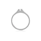 Anillo Compromiso Oro Blanco 18kt  Nantes 1x6ptos Diamante - Miniatura 2