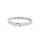 Anillo Compromiso Oro Blanco 18kt  Nantes 1x6ptos Diamante - Miniatura 3