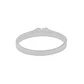 Anillo Compromiso Oro Blanco 18kt  Nantes 1x6ptos Diamante - Miniatura 4
