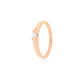 Anillo Compromiso Oro Rosado 18kt  Nantes 1x10ptos Diamante - Miniatura 1