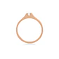 Anillo Compromiso Oro Rosado 18kt  Nantes 1x10ptos Diamante - Miniatura 2