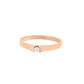 Anillo Compromiso Oro Rosado 18kt  Nantes 1x10ptos Diamante - Miniatura 3