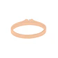 Anillo Compromiso Oro Rosado 18kt  Nantes 1x10ptos Diamante - Miniatura 4