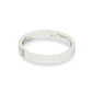 Argolla Matrimonio de Oro Blanco 18kt Tubo Ferrada de 3,5mm - Miniatura 2