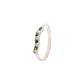 Anillo Oro Miel 18kt Asimétrico Esmeraldina - Miniatura 1
