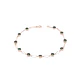 Pulsera Oro Miel 18kt Esmeraldinas - Miniatura 1