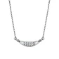 Collar Oro Blanco 18Kt Circonitas en Degrade - Miniatura 1