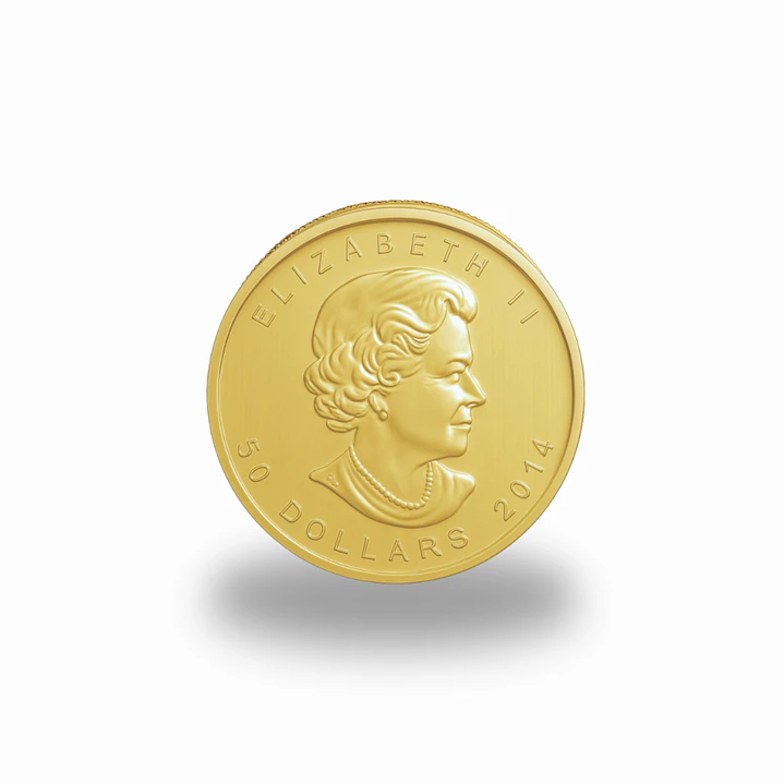 Moneda de Oro Canadiense GML 1 OZ Elizabeth II 1