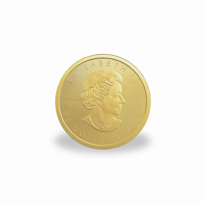 Moneda de Oro Canadiense GML 1/2 OZ Elizabeth II 1