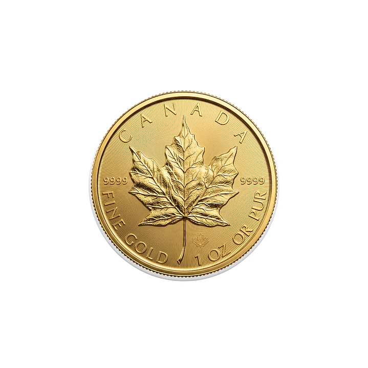 Moneda de Oro Canadiense GML 1 OZ Elizabeth II año 2014 2