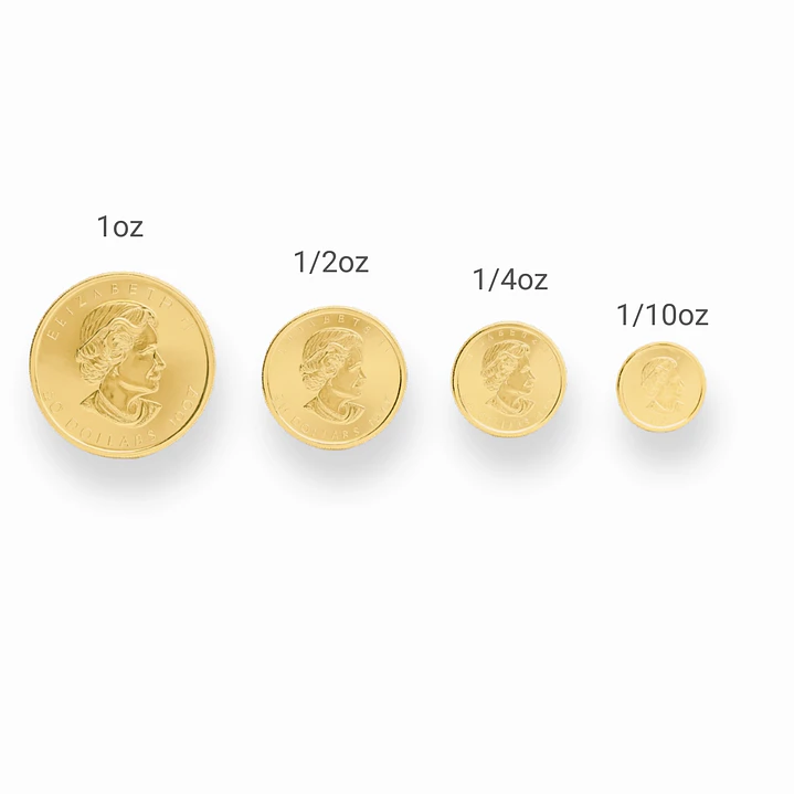 Moneda de Oro Canadiense GML 1 OZ Elizabeth II 4
