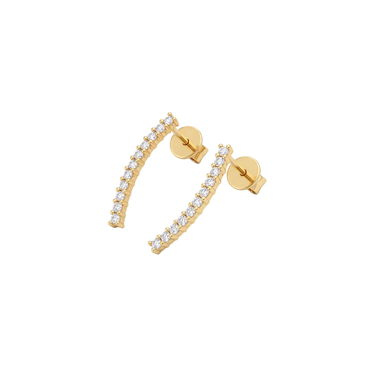 Aros Oro Amarillo 18kt Diamantes 38Pts 3