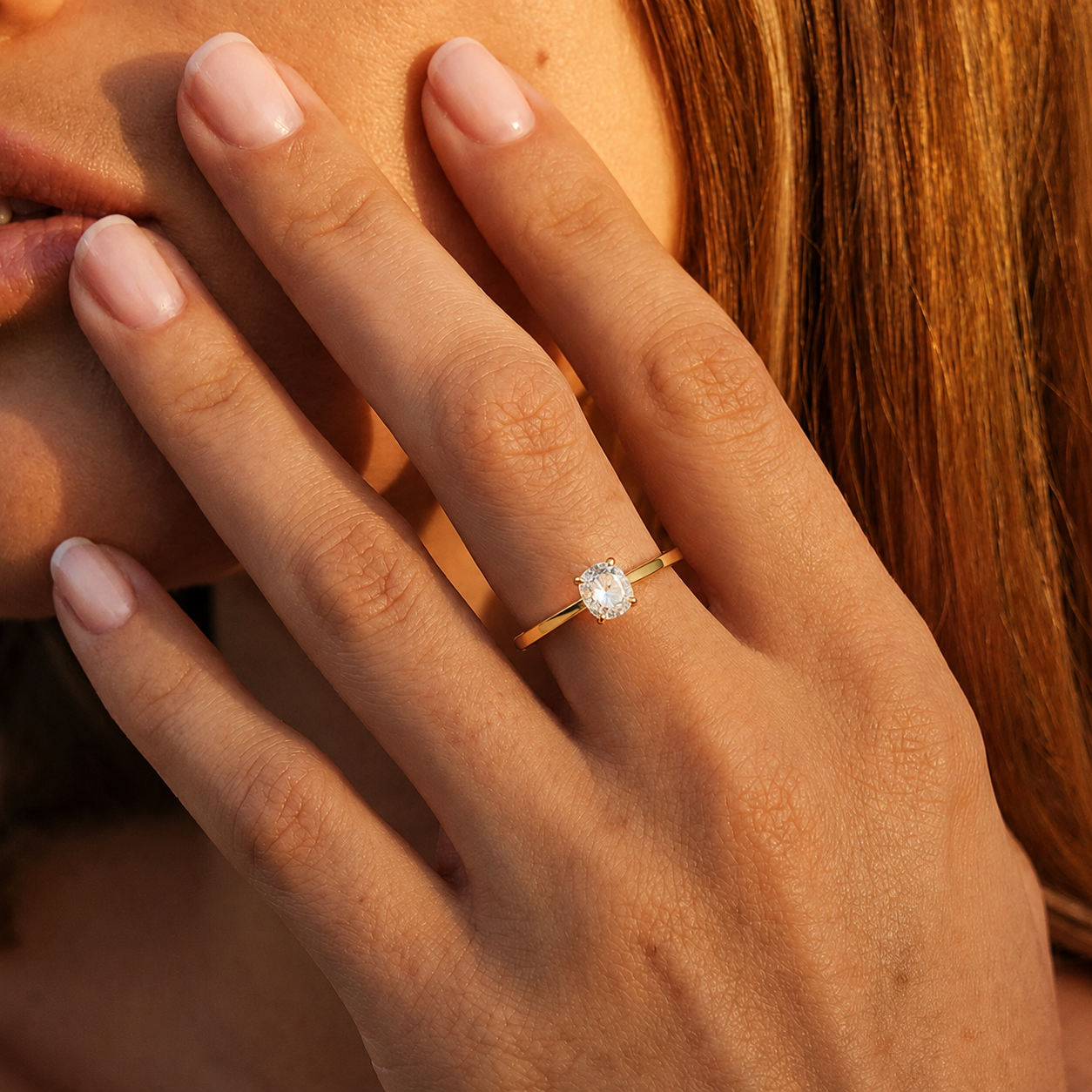 Anillo Oro Amarillo 18kt Solitario Circonita 3MM 4