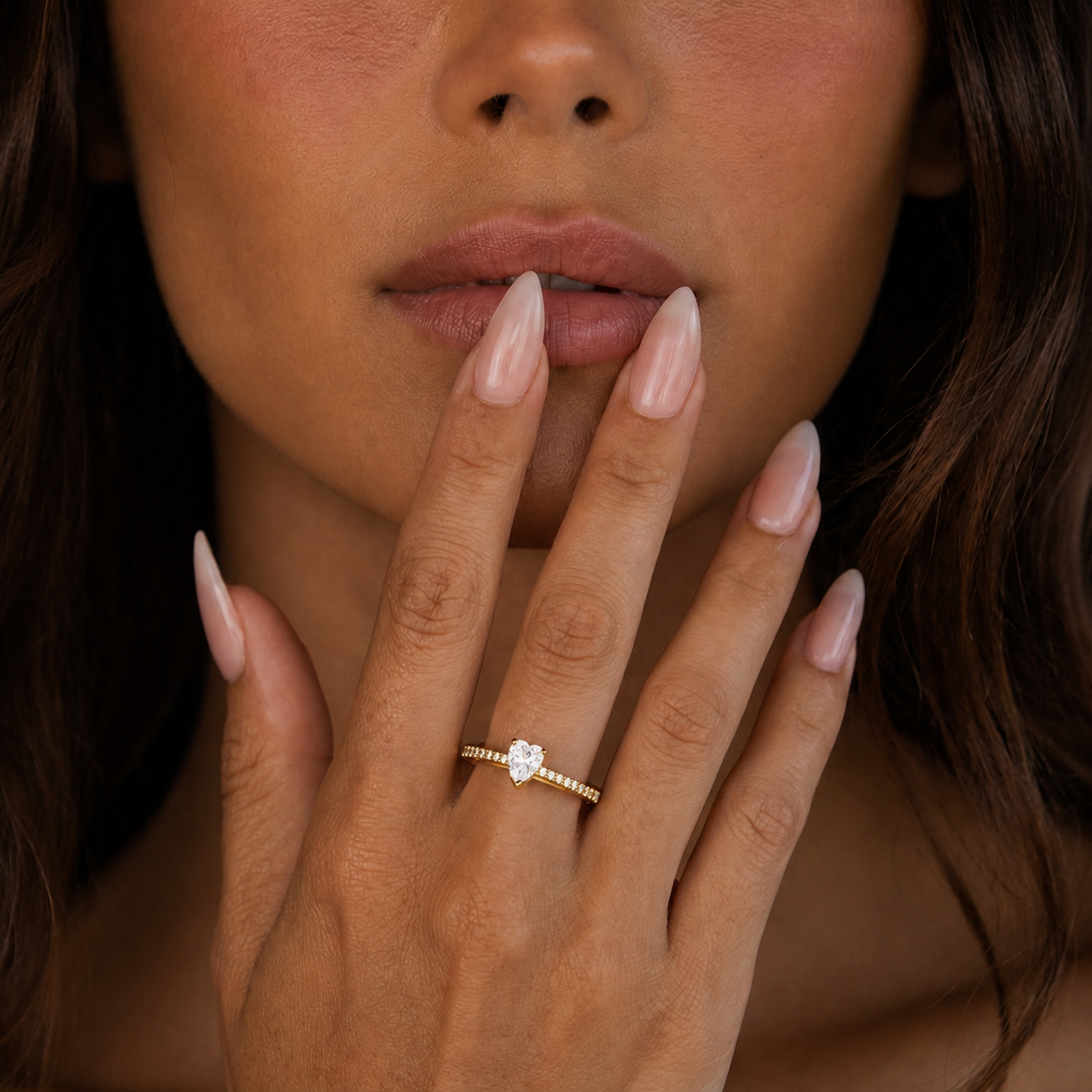 Anillo Oro Amarillo 18kt Corazón-Circonita 3