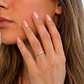 Anillo Oro Amarillo 18kt Diamantes Riel 23 Pts - Miniatura 4
