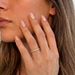 Anillo Oro Amarillo 14kt Cintillo Circonita Infinito - Miniatura 4