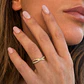 Anillo Oro Amarillo 18kt Infinito Circonita - Miniatura 4