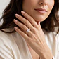 Anillo Compromiso Personalizado Oro Amarillo 18kt Diamante Mayor de 1,04 Quilates y 2 de 52 Puntos - Miniatura 4