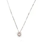 Collar Oro Blanco 18kt  Diamantes  Punto de Luz - Miniatura 1