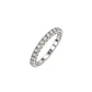 Anillo Oro Blanco 18kt Diamantes 57 Puntos Cadena Extendible - Miniatura 1