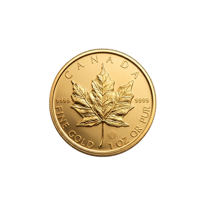 Moneda de Oro Canadiense GML 1 OZ Elizabeth II año 2014 2
