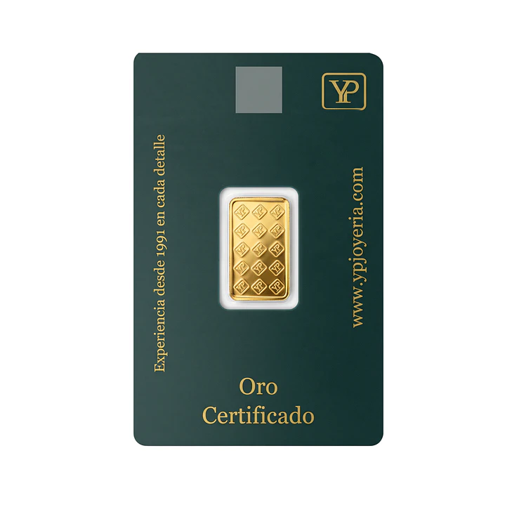 Lingote de Oro Puro 24K de 1/10 Onza Troy (3,1 g) – Pureza 999.9 | Inversión Segura con el Respaldo de Joyas Barón 2