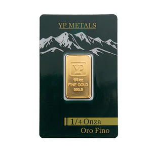 Lingote de Oro Puro 24K de 1/4 Onza Troy (7,78 g) – Pureza 999.9 | Inversión Segura con el Respaldo de Joyas Barón