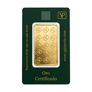 Lingote de Oro Puro 24K de 1 Onza Troy (31,1 g) – Pureza 999.9 | Inversión Segura con el Respaldo de Joyas Barón