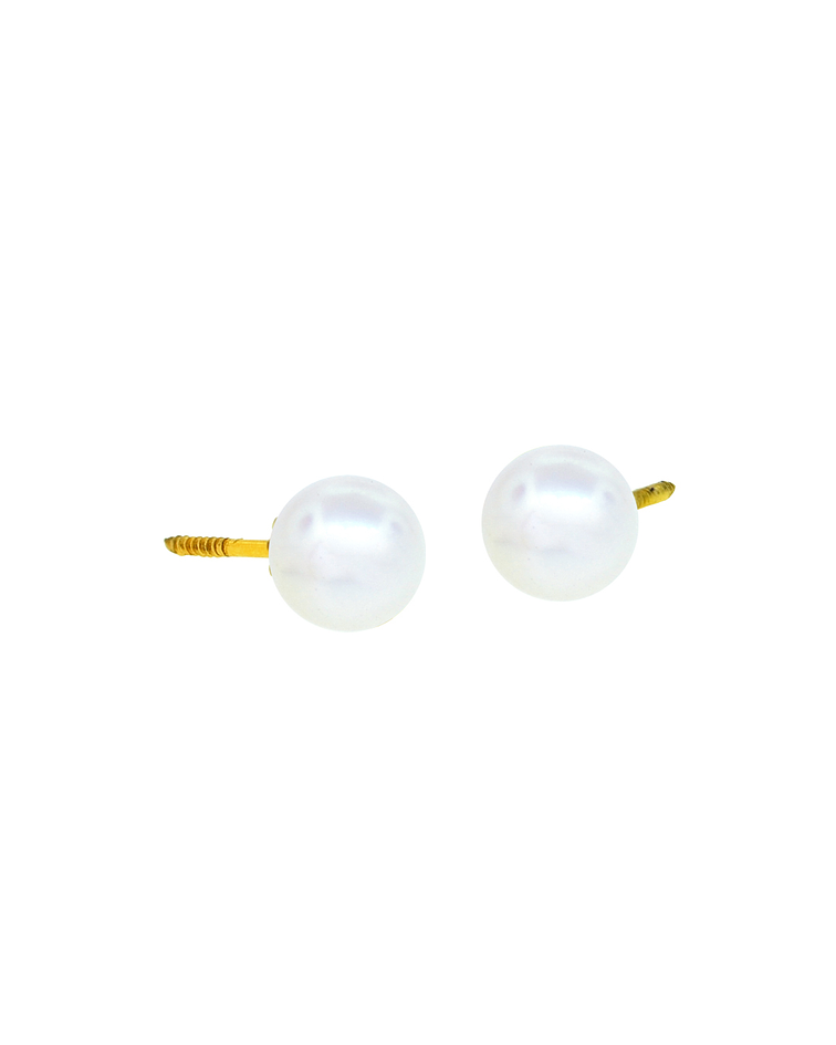 Aros Oro 18kt Perla Cultivada desde 3-3,5mm a 6-6,5mm