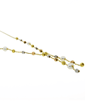 Collar de 100% Oro 18kt modelo Bolitas Tricolor 