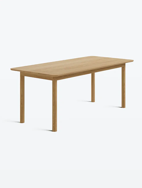 Mesa de roble de demostración