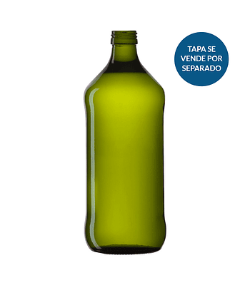 BOTELLA VIDRIO ACEITERA 1 Litro - PACK 15 UND. 