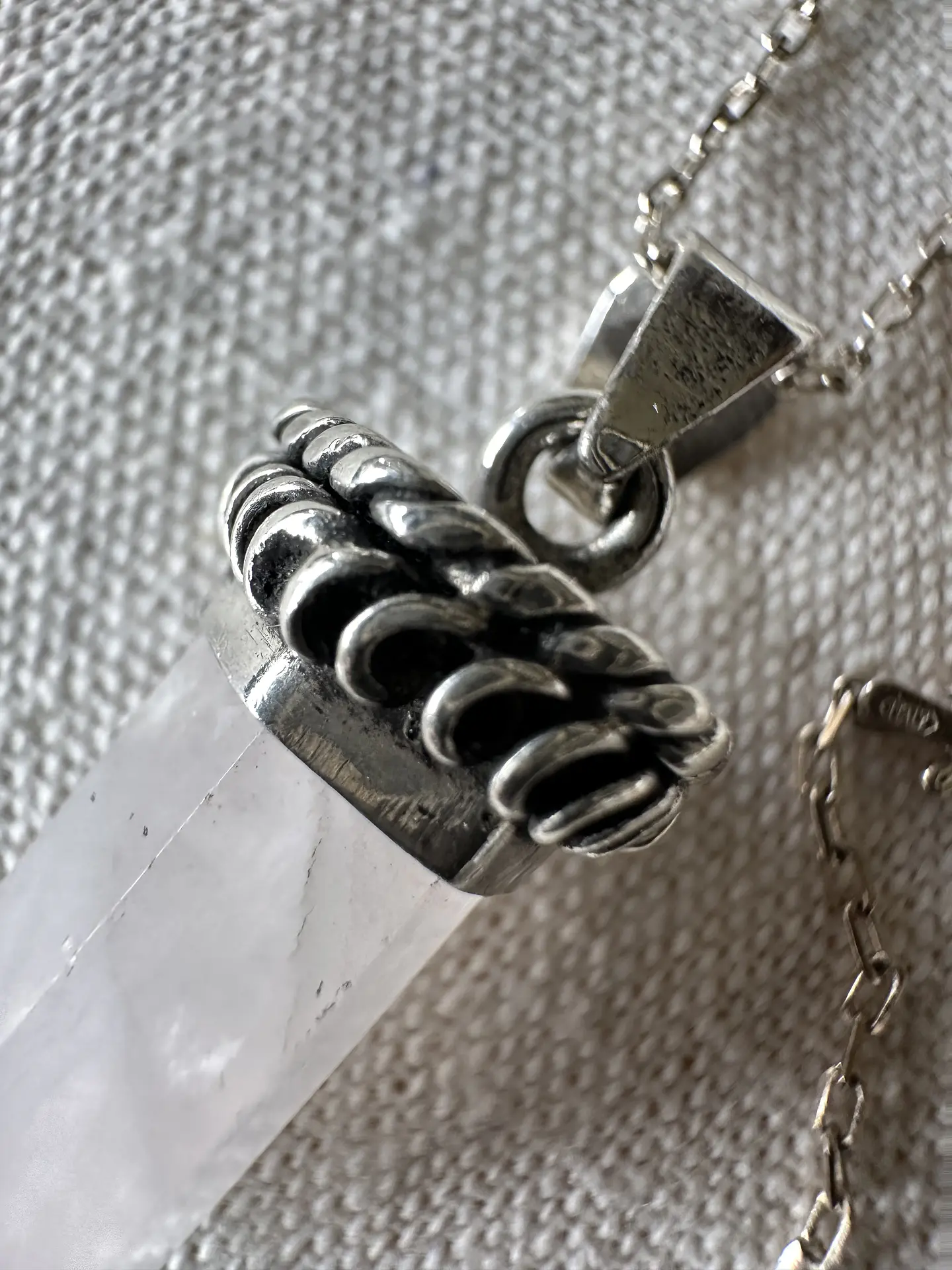 Collar Cuarzo Rosado  1