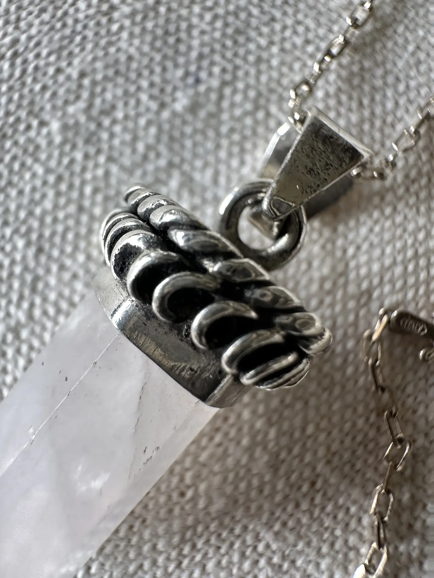 Collar Cuarzo Rosado  2