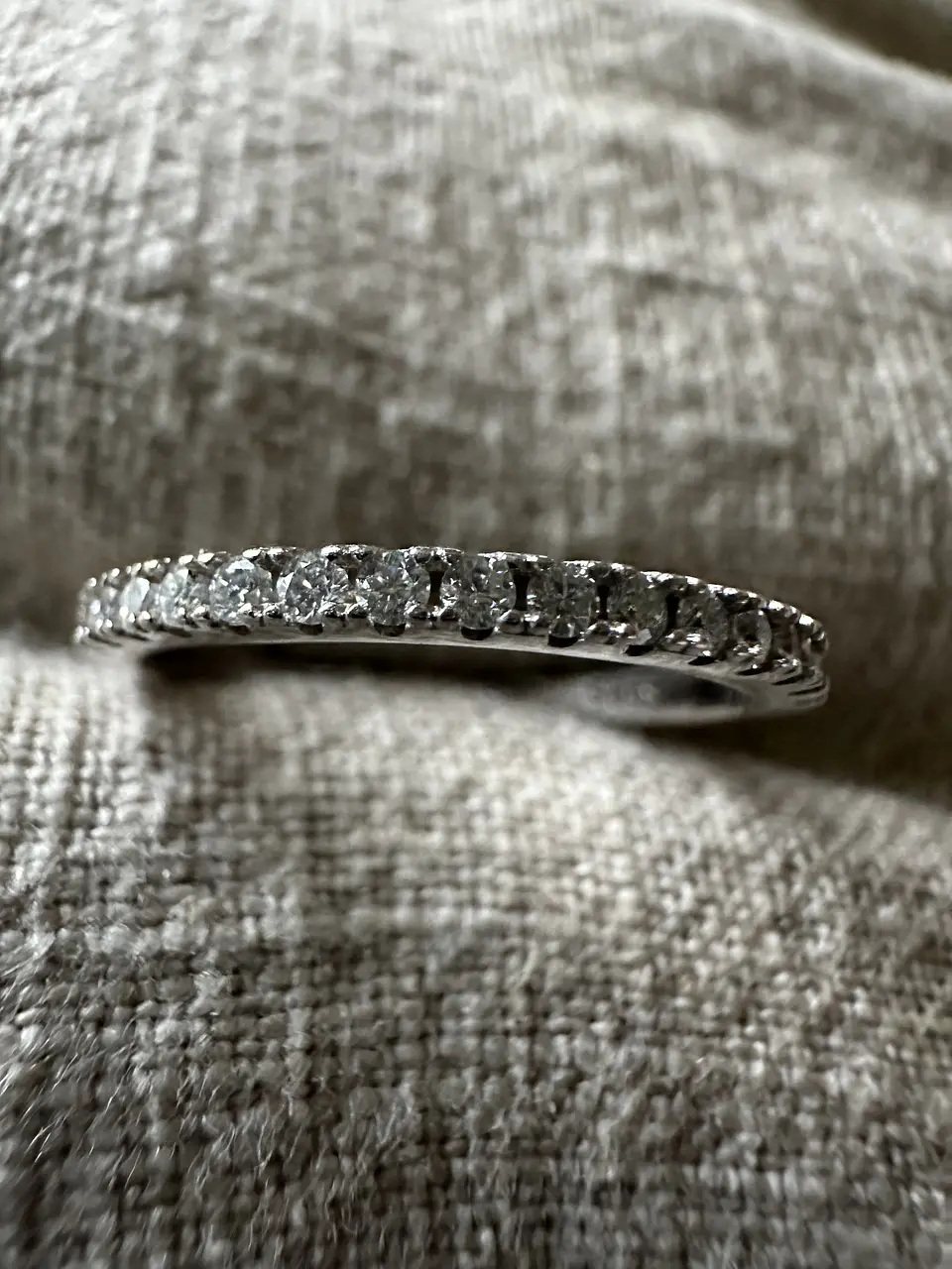 Anillo Betty Moissanitas Plata 3