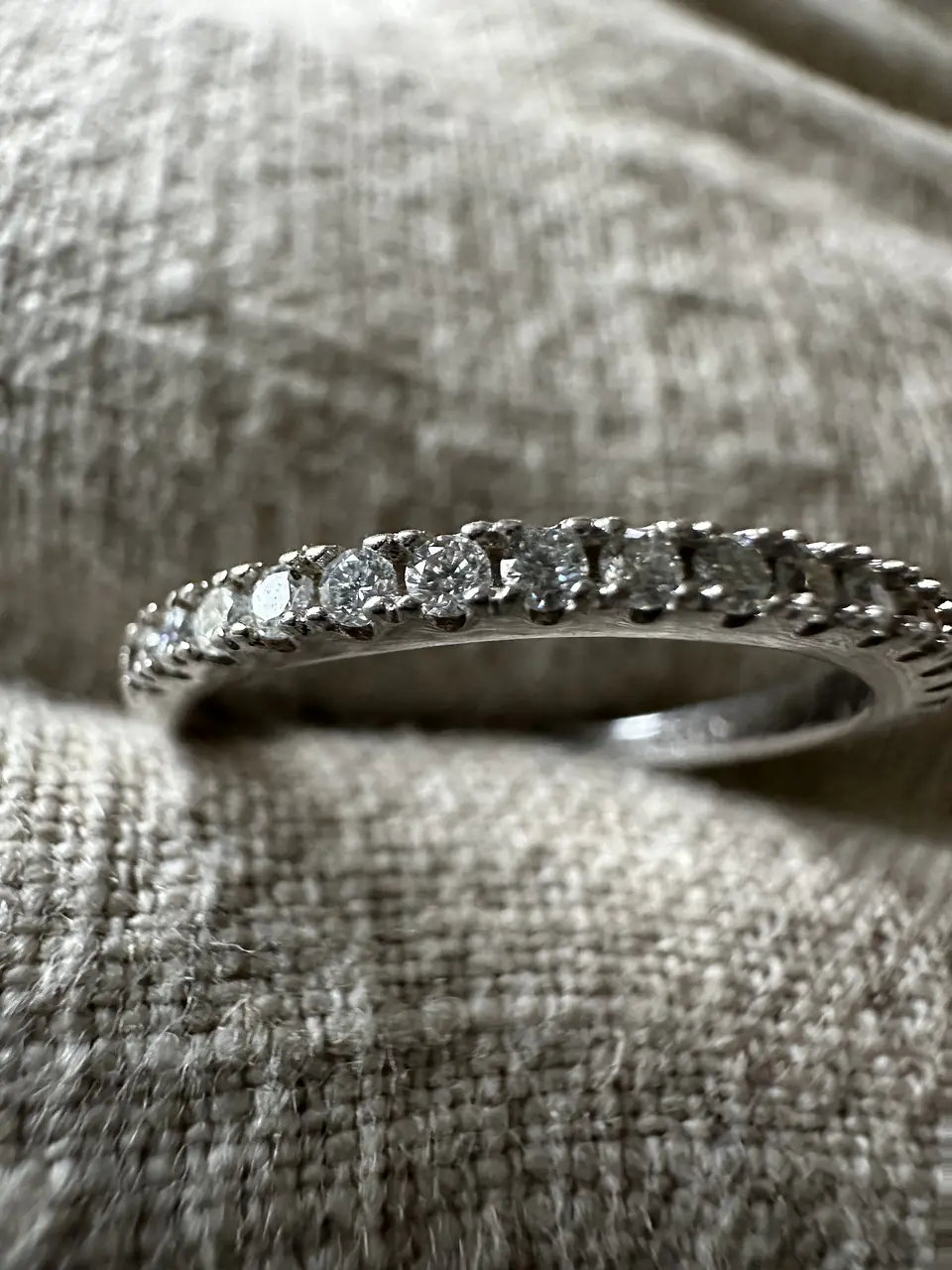 Anillo Betty Moissanitas Plata 2