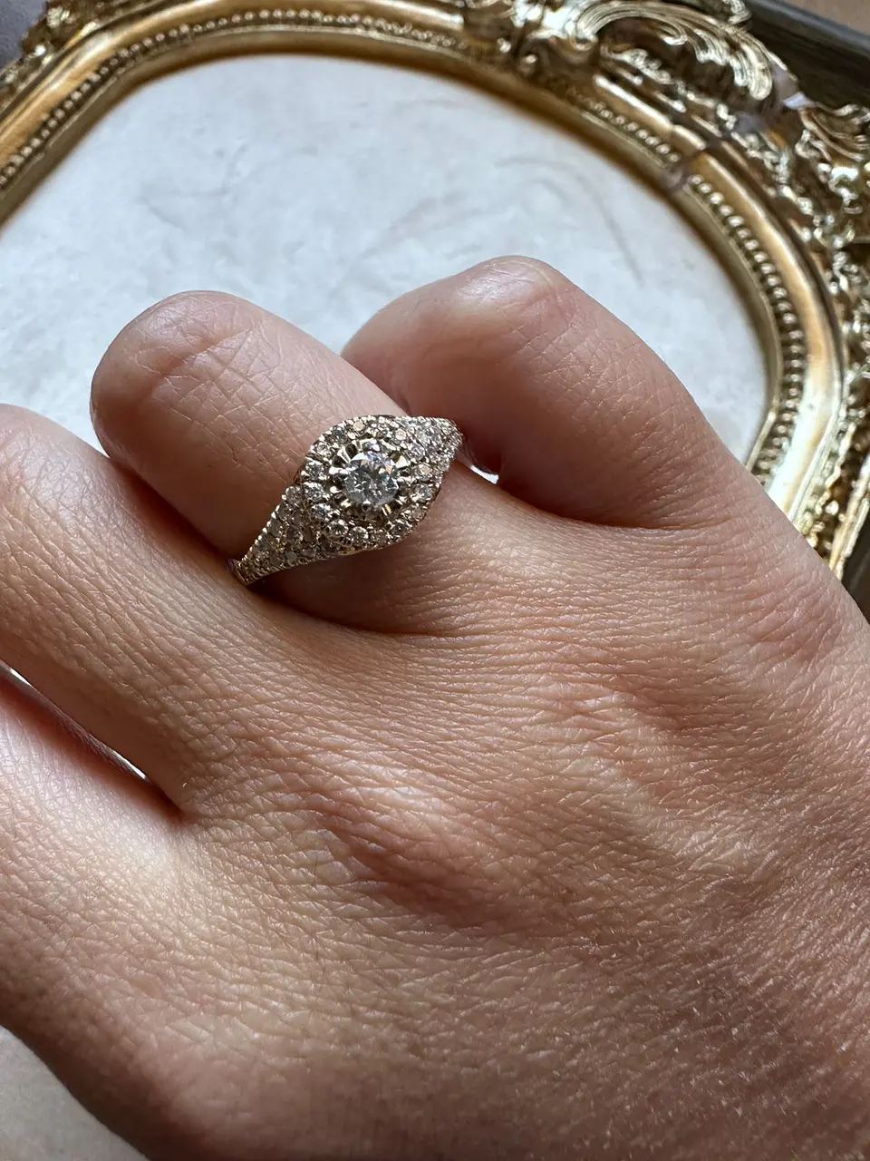 Anillo Blanca Oro 3