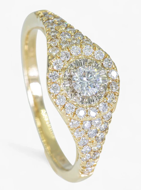 Anillo Blanca Oro