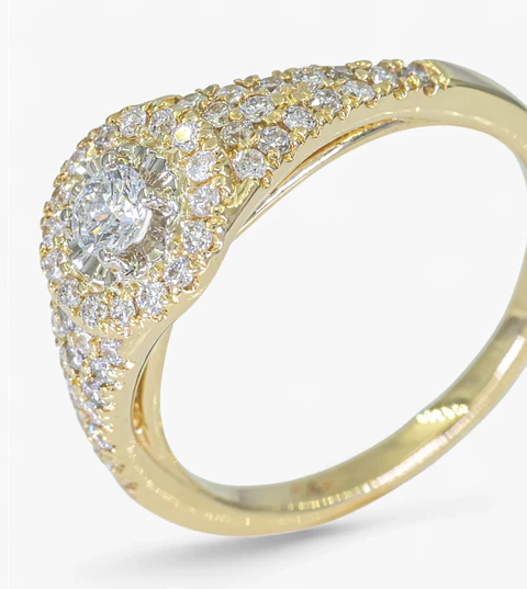 Anillo Blanca Oro