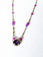 Collar amatista oro  - Miniatura 1