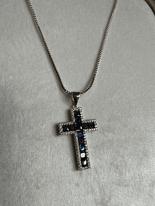 Collar Cruz Zafiro