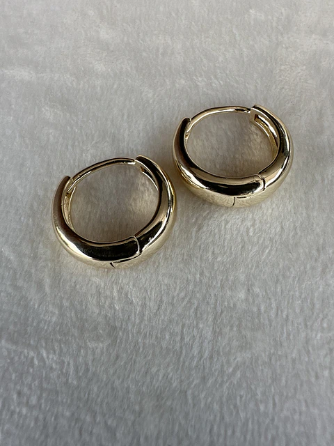 Mini argollas E-oro