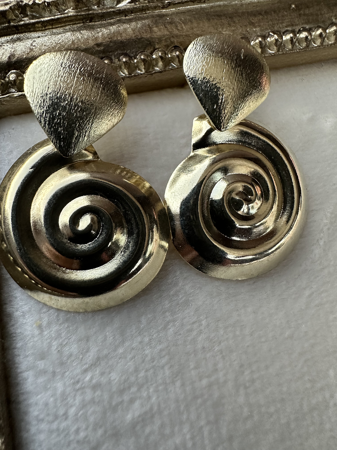 Aros caracola colgantes  2