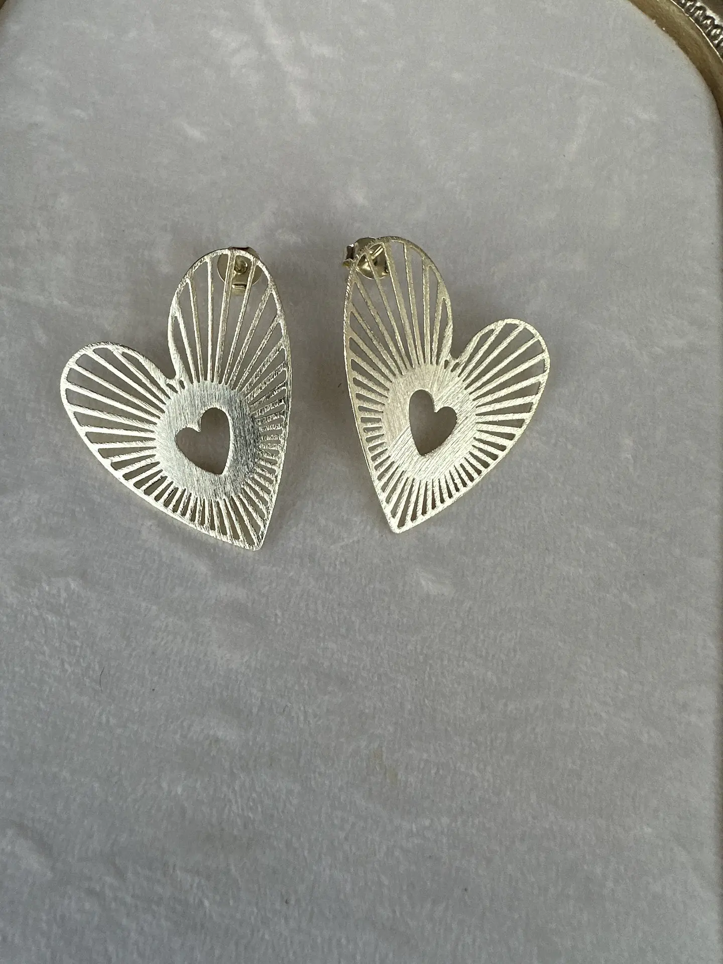 Aros Corazón calado 1