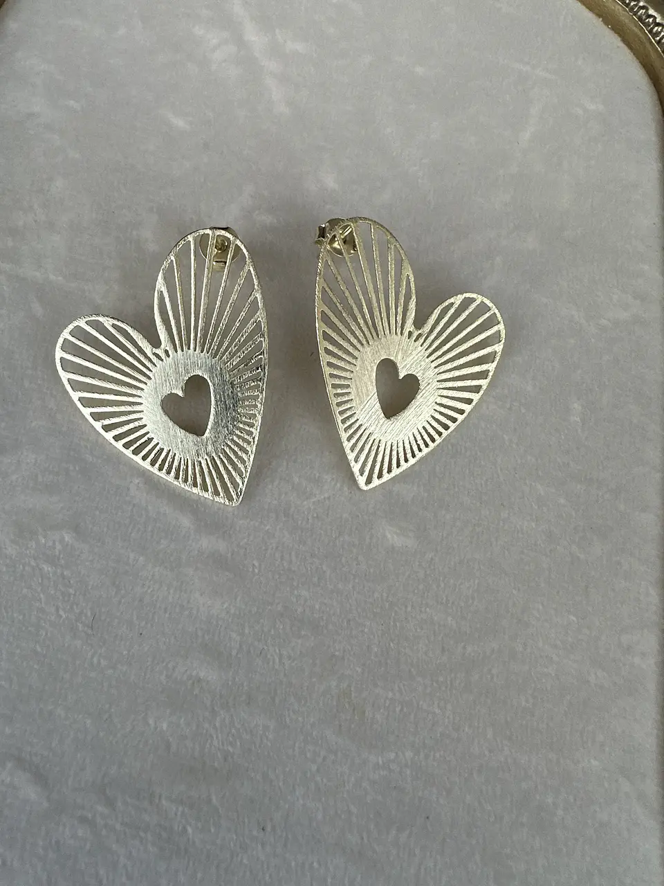 Aros Corazón calado 1