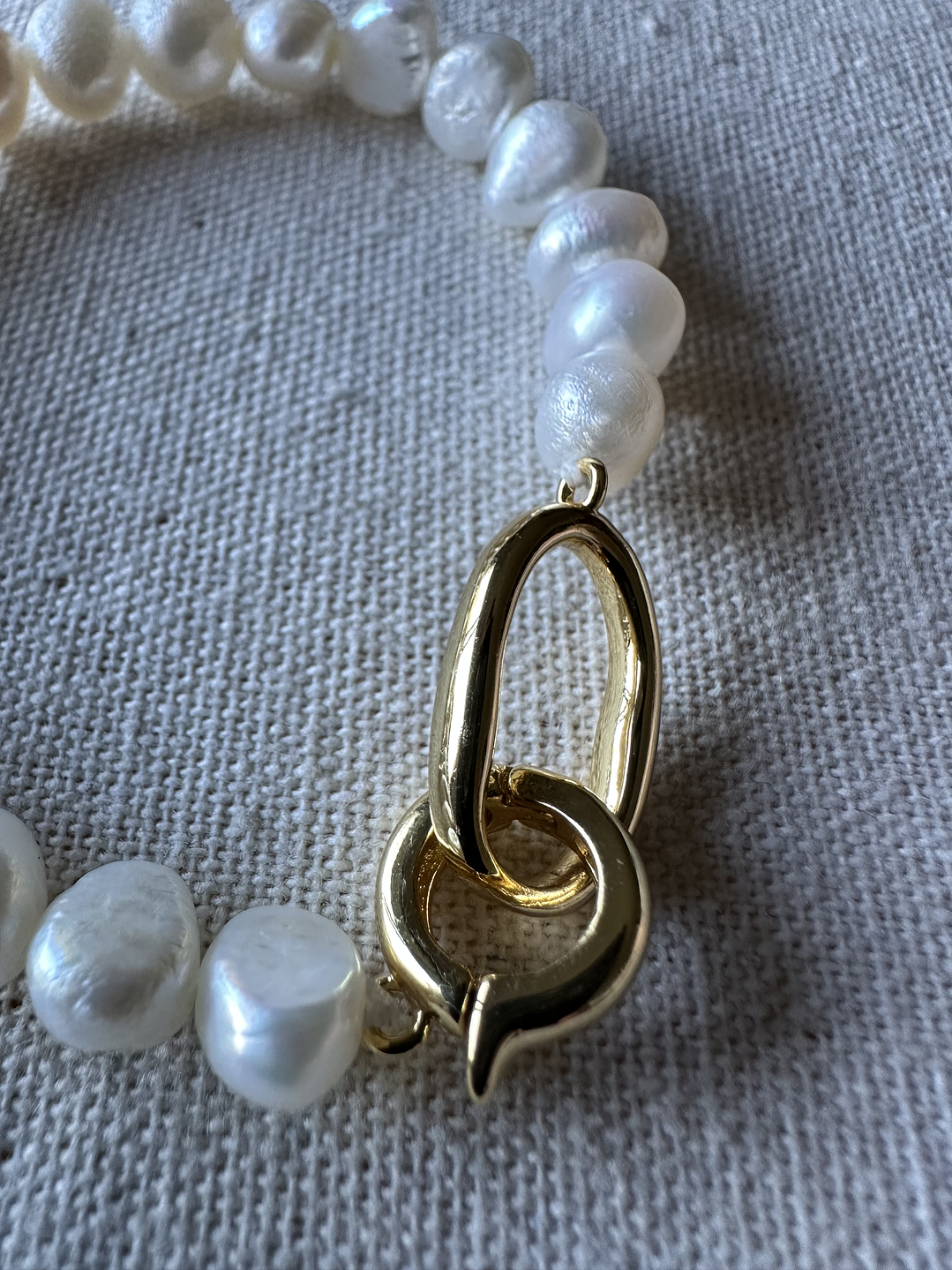 Pulsera perlas naturales  2