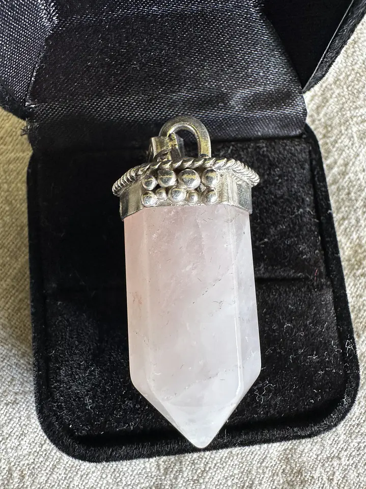 Colgante Cuarzo Rosa XL 2
